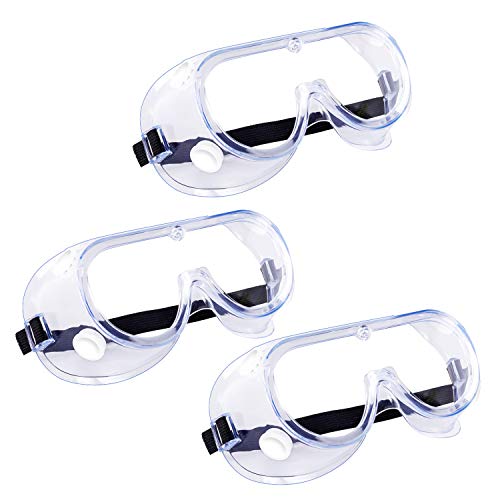 Occhiali protettivi, Sicurezz protettivi protezione per gli occhi in cristallo trasparente - Perfetto per costruzioni, riprese, lavori di laboratorio e altro (3)