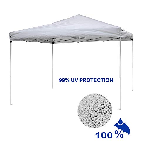 XONE Gazebo Pieghevole 3x3mt Cipro con Telo 160 gr/mq Impermeabile. Montato in 5 Minuti, Dimensioni 300x300x200h cm con Sacca per Il Trasporto