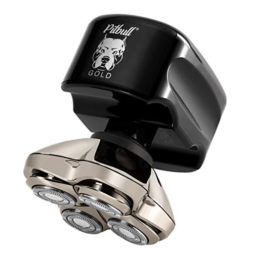 Skull Shaver Pitbull Gold PRO Rasoio Elettrico da Uomo Testa e Viso - Rasoio Elettrico per Testa e Viso (Cavo USB))