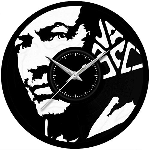 Fusorario Orologio in Vinile da Parete LP 33 Giri Silenzioso Idea Regalo A Tema Vasco Rossi 2019