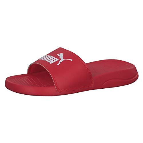 PUMA Popcat 20 Jr, Scarpe da Spiaggia e Piscina Unisex-Adulto, Rosso (High Risk Red White), 37 EU