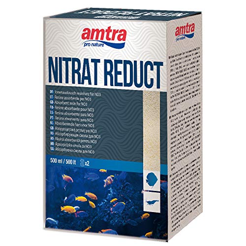 Amtra NITRAT-REDUCT - Resina Sintetica per la riduzione del Nitrato (NO3) in acqauri d'Acqua Dolce, Formato 500 ml