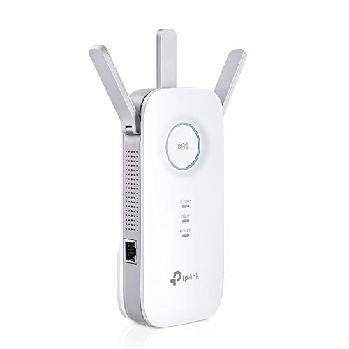 TP-Link Ripetitore WiFi Wireless, Velocità Dual Band AC1750, WiFi Extender e Access Point, Compatibile con Modem Fibra e ADSL, 1 Porta Gigabit(RE455)