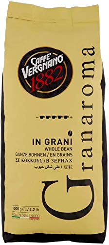 1 kg Caffè Vergnano Granaroma Grani. Aroma Intenso. Coffee Beans Strong