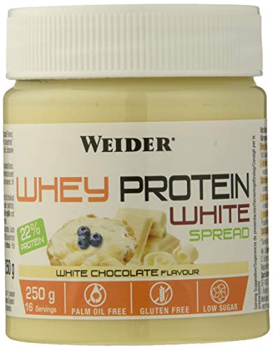 Weider Proteine Concentrate Whey White Spread, Sapore di cioccolato bianco - 250 Gr