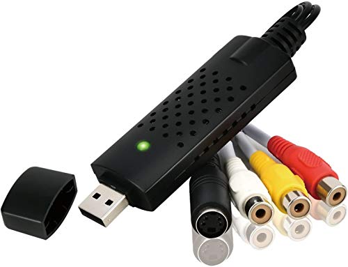 Rybozen USB 2.0 Audio/Video Converter Digitalizza e modifica video da qualsiasi sorgente analogica incluso VCR VHS to DVD