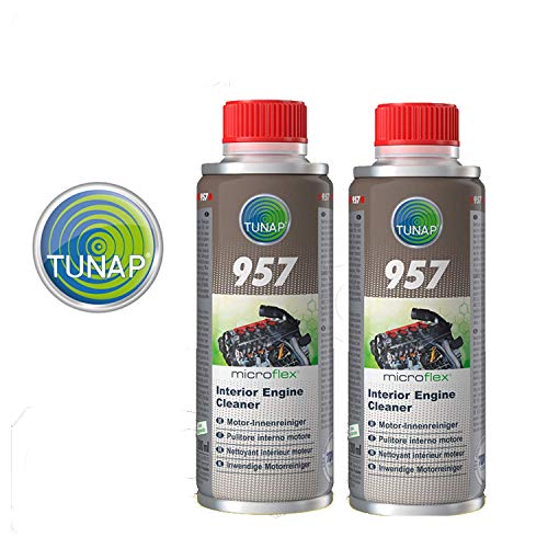 Tunap 157 Micro Logic Premium - Pulitore Interno Motore pulizia del circuito di lubrificazione - 200mL x 2 pezzi