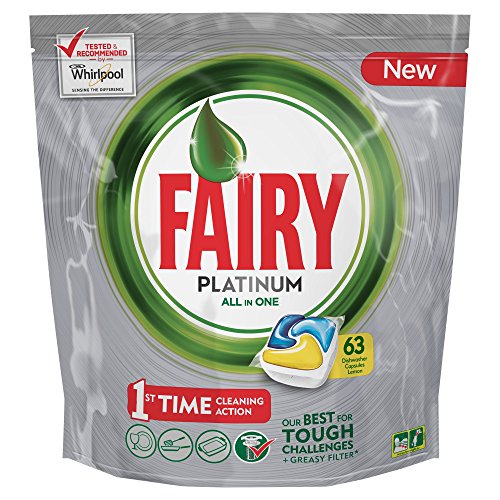 Fairy Platinum Limone per Lavastoviglie - 63 Capsule