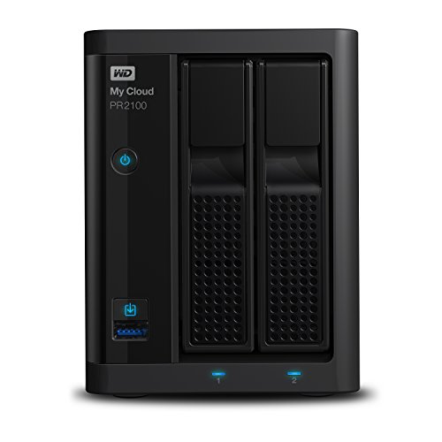 Western Digital WD My Cloud PR2100 Pro Series NAS Server Multimediale con Transcodifica, 2-Bay, 20 TB