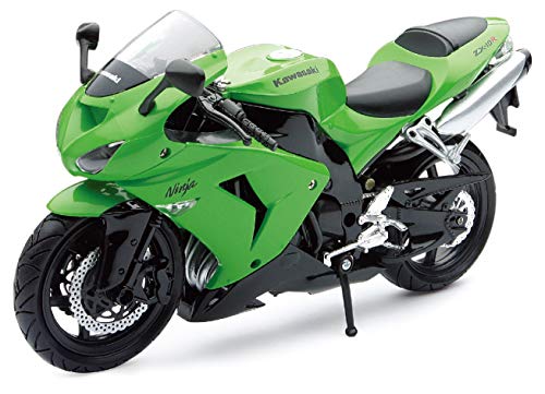 New Ray 42443 A - Moto Kawasaki ZX 10 R/ Honda CBR, Veicolo in miniatura, Scala 1:12, Colori e modelli assortiti