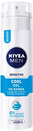 Nivea Men Gel da Barba Sensitive Cool, 200 ml