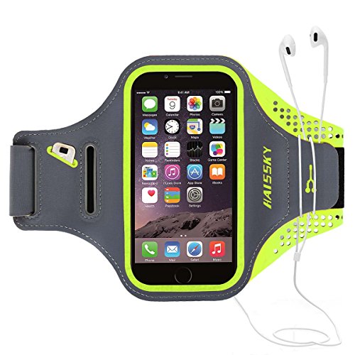 Fascia da Braccio Bracciale Sportiva Sweatproof Bracciale per Corsa & Esercizi con Supporto ChiaveArmband per iPhone 8/7/6 /6/5/5C/5/SE, Galaxy S6/S5/S4/S3, Huawei, ASUS,Motorola da Corsa Maratona