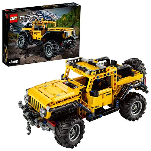 LEGO Technic Jeep Wrangler 4x4, Modello Fuoristrada SUV Giocattolo da Costruzione, 42122