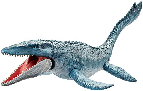 Mattel-FNG24 Jurassic World Creatura Acquatica Colossale con Tatto Autentico, Multicolore, 61 cm, FNG24