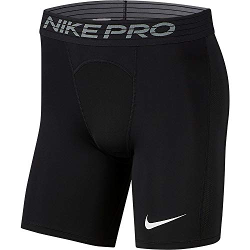 Nike Pro, Pantaloncini Uomo, Nero (Black/White), L