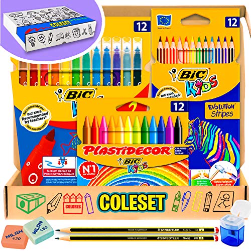 Materiale Scolastico cancelleria scuola matite colorate set cancelleria colori per bambini cartoleria scuola matite colorate bambini cartoleria kawaii
