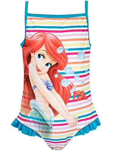 Disney La sirenetta - Costume da bagno Ragazza - Ariel - 5 - 6 Anni