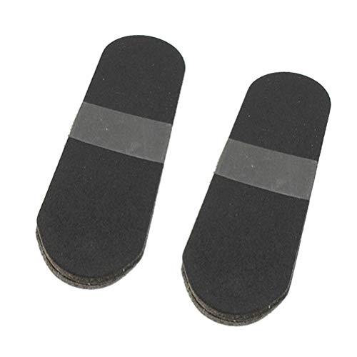 Lurrose 20pcs Files for Feet Fill with Abrasive Paper Adhesive Removal Pad for Foot Rasp (Small)