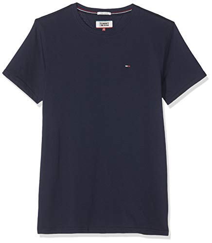 Tommy Hilfiger Original Jersey Maglietta, Blu (Black Iris 002), Medium Uomo