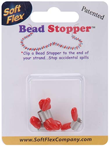 Soft Flex, Mini Bead Stopper in Metallo con ripiano in plastica