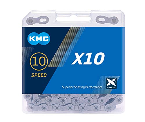 KMC X10 Chain Grey, Catena Unisex Adulto, 1/2