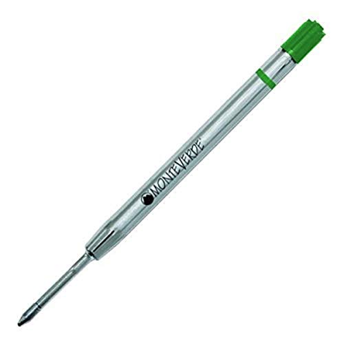 Monteverde - Confezione di 2 ricariche per penne a sfera Parker a tratto fine, colore: Verde