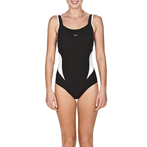 Arena W Makimurax, Costume da bagno, Donna, Nero (Black/White 51), 42 IT