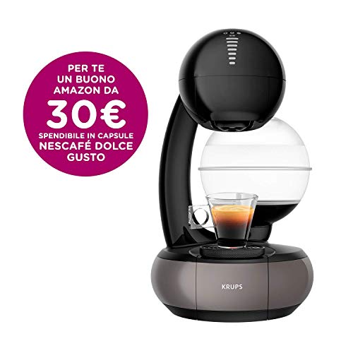 Nescafé Dolce Gusto Esperta di Krups KP3108K Macchina automatica per caffè espresso e altre bevande, 1500 W, 
Nero/Grigio titanio