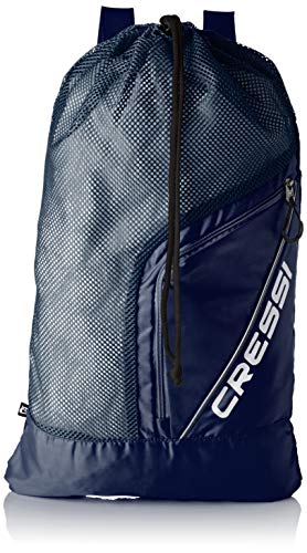 Cressi Sumba Bag, Zainetto Sportivo con Rete Unisex Adulto, Blu, 35 x 60 cm