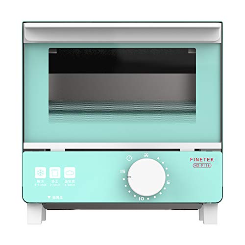 Piccoli elettrodomestici Squisito Forno, tostapane Automatico, fornetto multifunzionali, Controllo di Temperatura Intelligente, circolante Riscaldamento, Timer, 5L, 550W (Rosa/Blu)