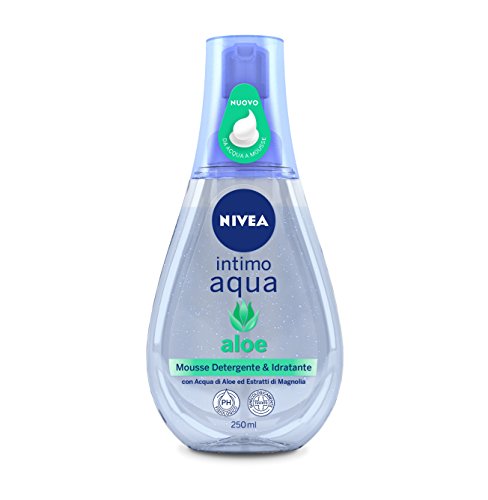 Nivea Intimo Aqua Aloe Mousse Detergente e Idratante, 250 ml