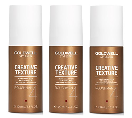 Goldwell - Stylesign - Creative Texture Roughman - Set di confezioni 3 da 100 ml di pasta opacizzante per capelli