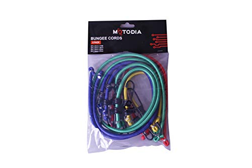MotoDia, corde elastiche, set da 8 pezzi
