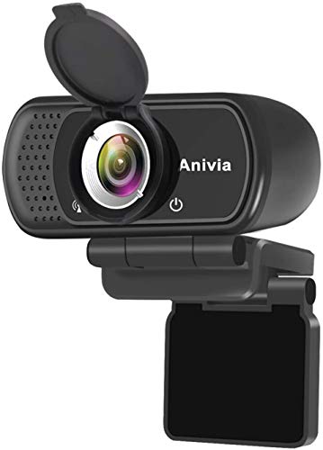 Anivia Webcam Full HD 1080p Webcam con Microfono W5 Desktop Portatile Mini USB Plug e Giocare per Le Chiamate Video sul Desktop