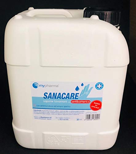 Sanacare Sapone Lavamani Antibatterico - Tanica 5 Litri