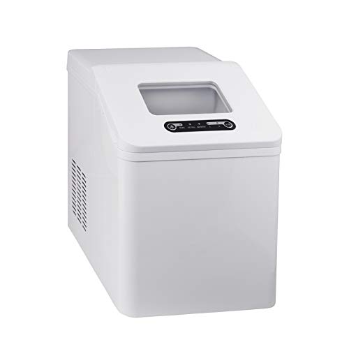 WOLTU Macchina per Cubetti di Ghiaccio Autopulente, Fabbricatore di Ghiaccio 2 Misure, 20kg/24h 150W 2,5 Litri EM02ws