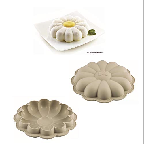 Silikomart 195823 3D primavera stampo per dolci, Silicone, Grigio, 22 x 22 x 5 cm