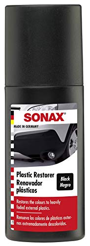 SONAX 04091000-280 Rinnovatore per Plastica, 100 ml, per Rinfrescare il Colore di Plastiche Sbiadite all'Esterno dei Veicoli, con Applicatore