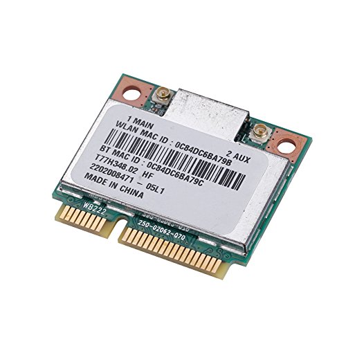 Fdit Scheda di Rete WiFi Atheros AR9462 AR5B22 Mini PCI-E 82.11N WiFi WLAN Card Scheda Wireless Bluetooth 4. 2.4 e 5Ghz