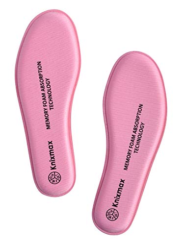 Knixmax Uomo Donna Solette Memory Foam molto morbide Confort Suole Scarpe per Stivali da Lavoro e Passeggio, Sport Solette per Assorbimento Degli Urti e Ammortizzazione per Piedi, Comfort