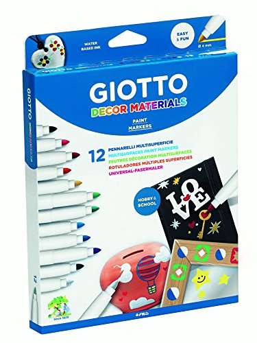 Giotto 453400, Fila Astuccio, 12 Colori, Multicolore