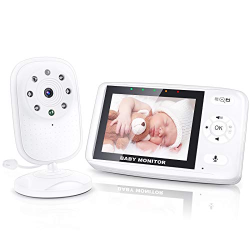 OLEKE Baby Monitor Videocamera con schermo 3.5