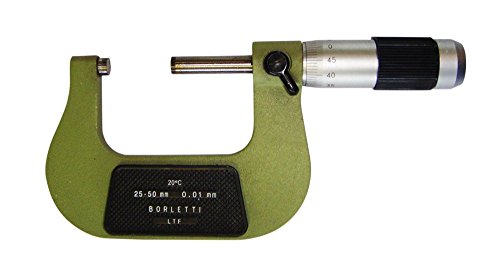 Borletti MELN/2W Micrometro centesimale per Esterni-Campo di Misura 25-50 mm