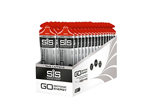 Science in Sport Sis Go Gel Isotonico Energetico con Caffeina, Gusto Frutti di Bosco, Confezione da 30 x 60 ml