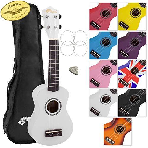 Tiger Principianti e Ukulele Soprano, Bianco