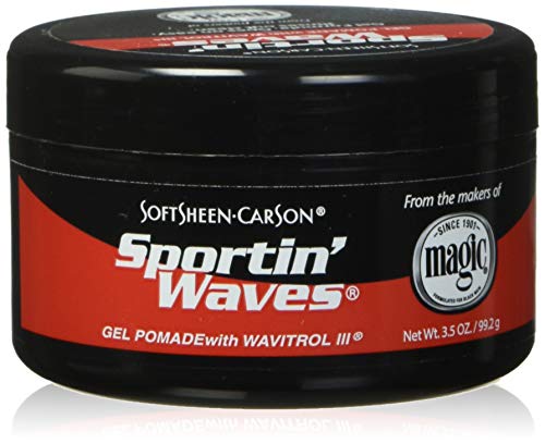 Soft Sheen Sportin Waves - Vasetto per pomade/Wavitrol (103 ml)