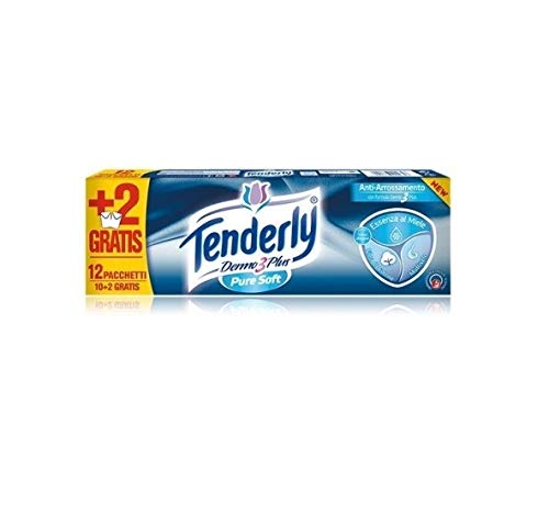 Tenderly - Fazzoletti, Pure Soft Lino, Lino Profumato - 12 pacchetti