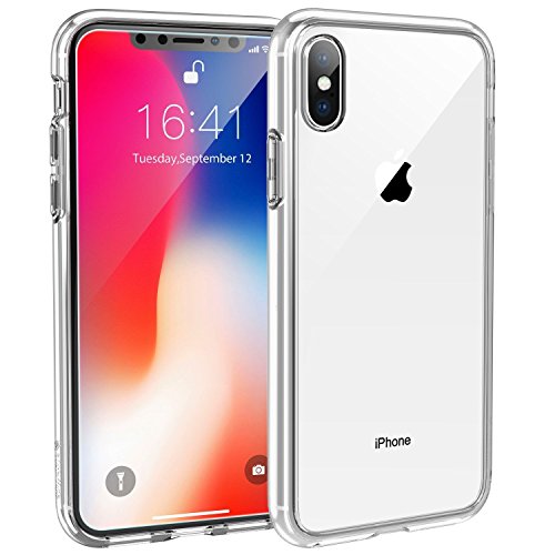 Syncwire Cover per iPhone X - UltraRock Custodia per iPhone X Protezione Avanzata Contro Le Cadute con Tecnologia a Cuscinetto d'Aria per Apple iPhone X/10 - Trasparente