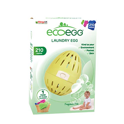 Ecoegg - Uovo da bucato (54 lavaggi), Fragrance Free, 210 Washes