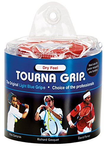 Tourna Grip, impugnatura originale Dry Feel Tennis (30 impugnature) in un sacchetto di vinile